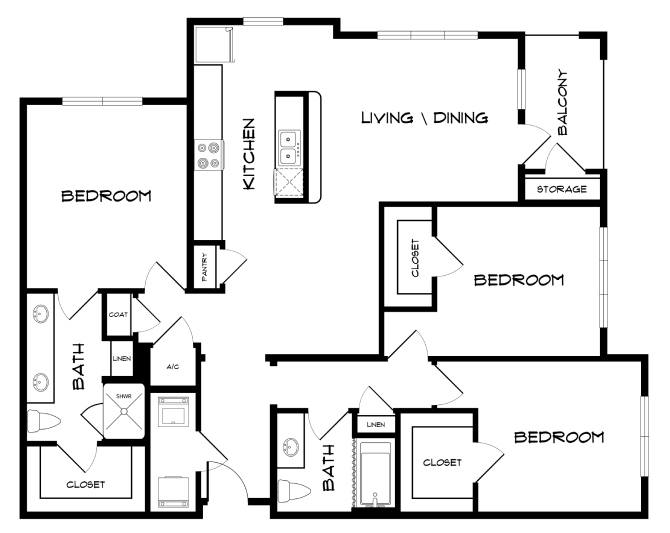 C1 floor plan