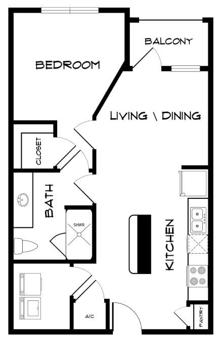 A1 floor plan