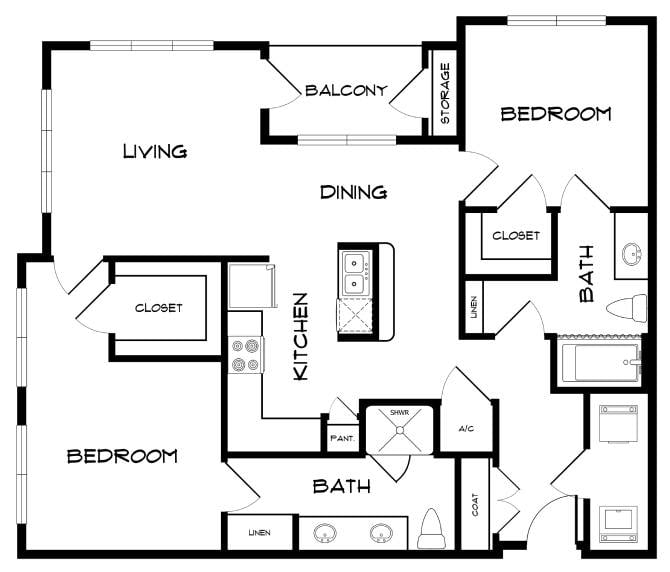 B2 floor plan