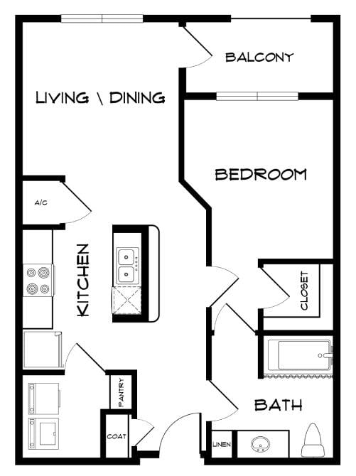 A2B floor plan