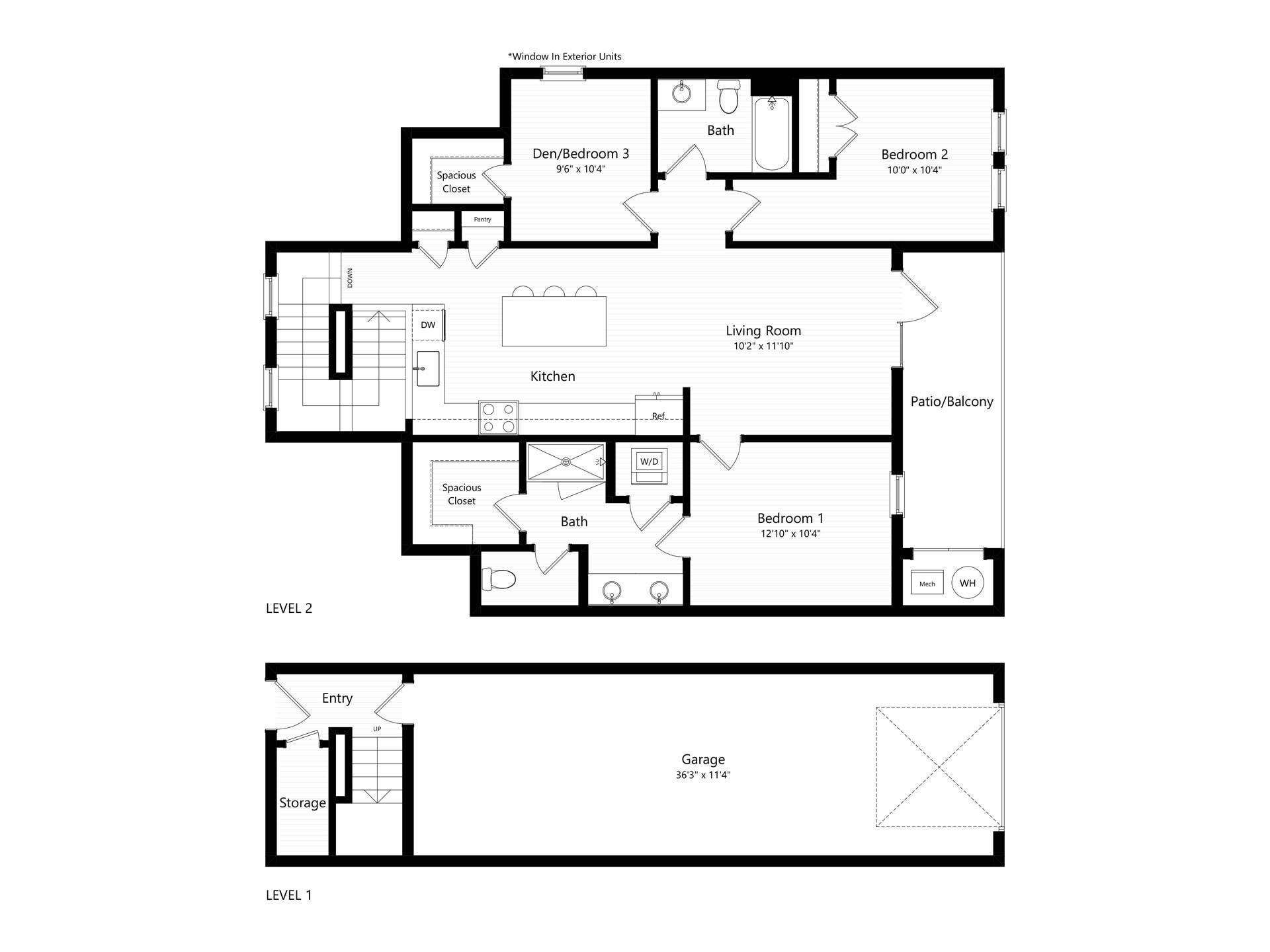 A floor plan