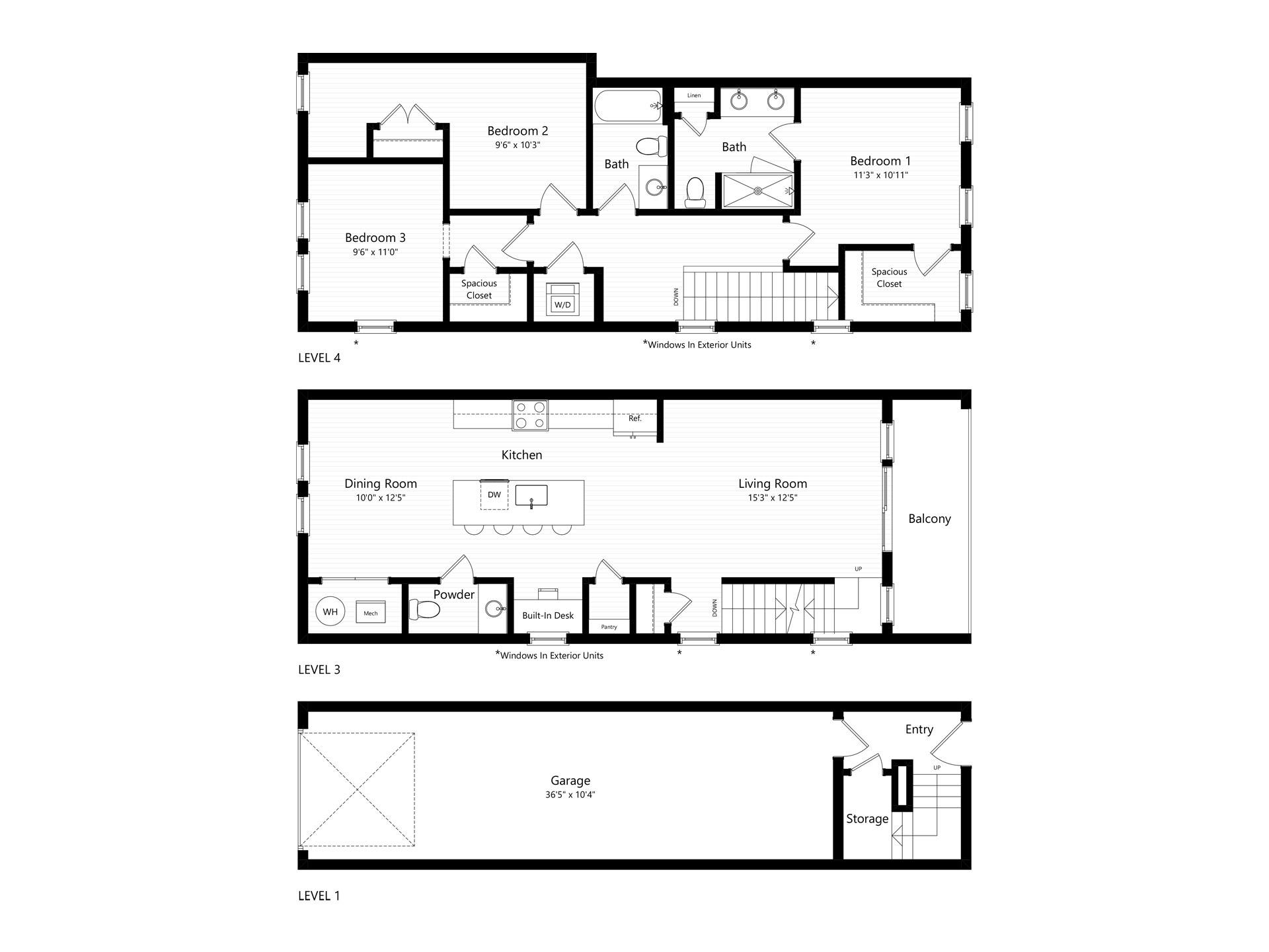 B-1 floor plan