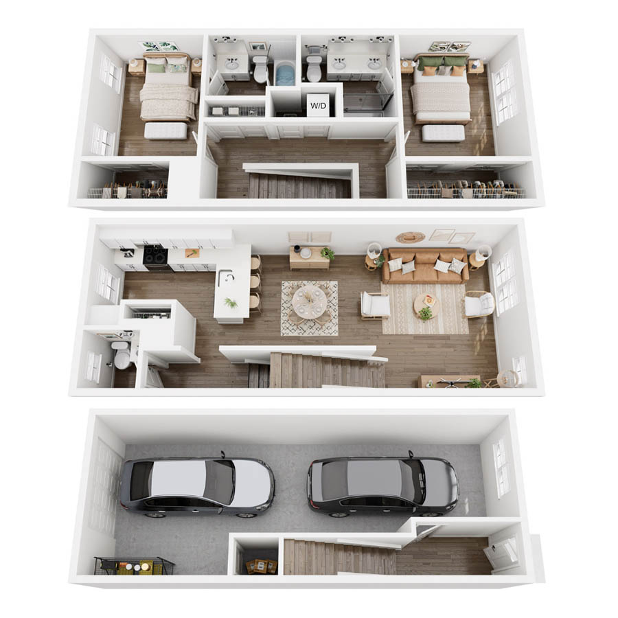 Houndstooth floor plan