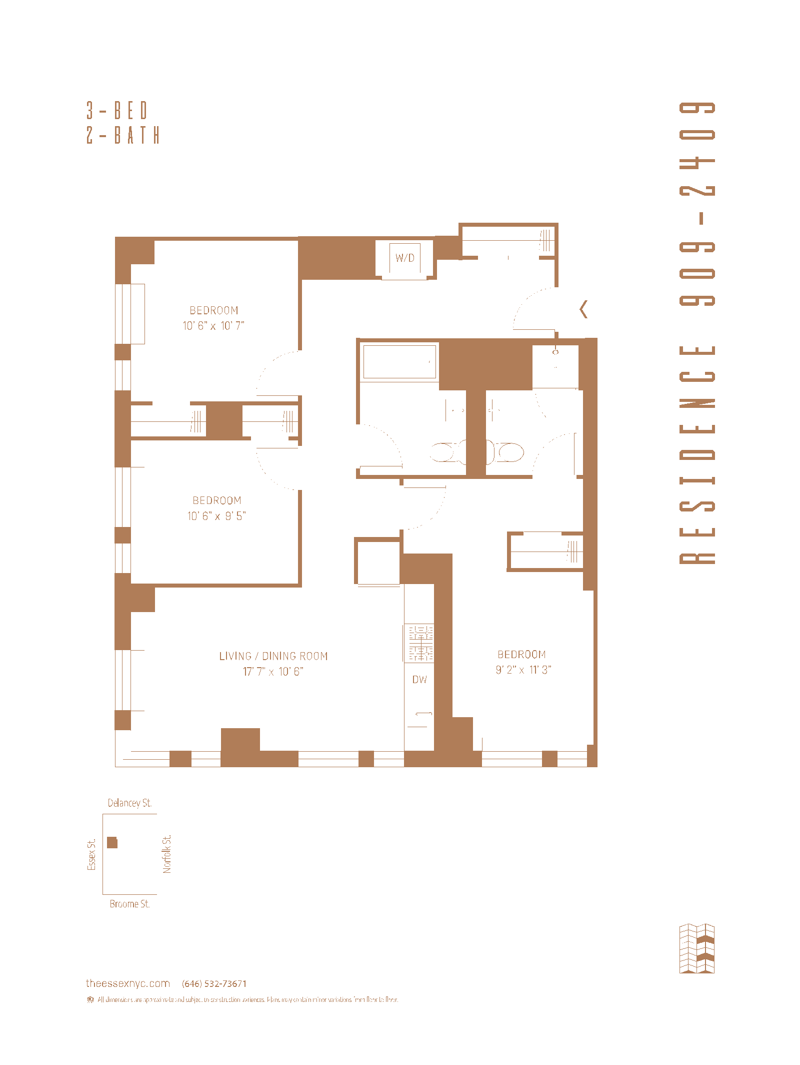 3B2 floor plan