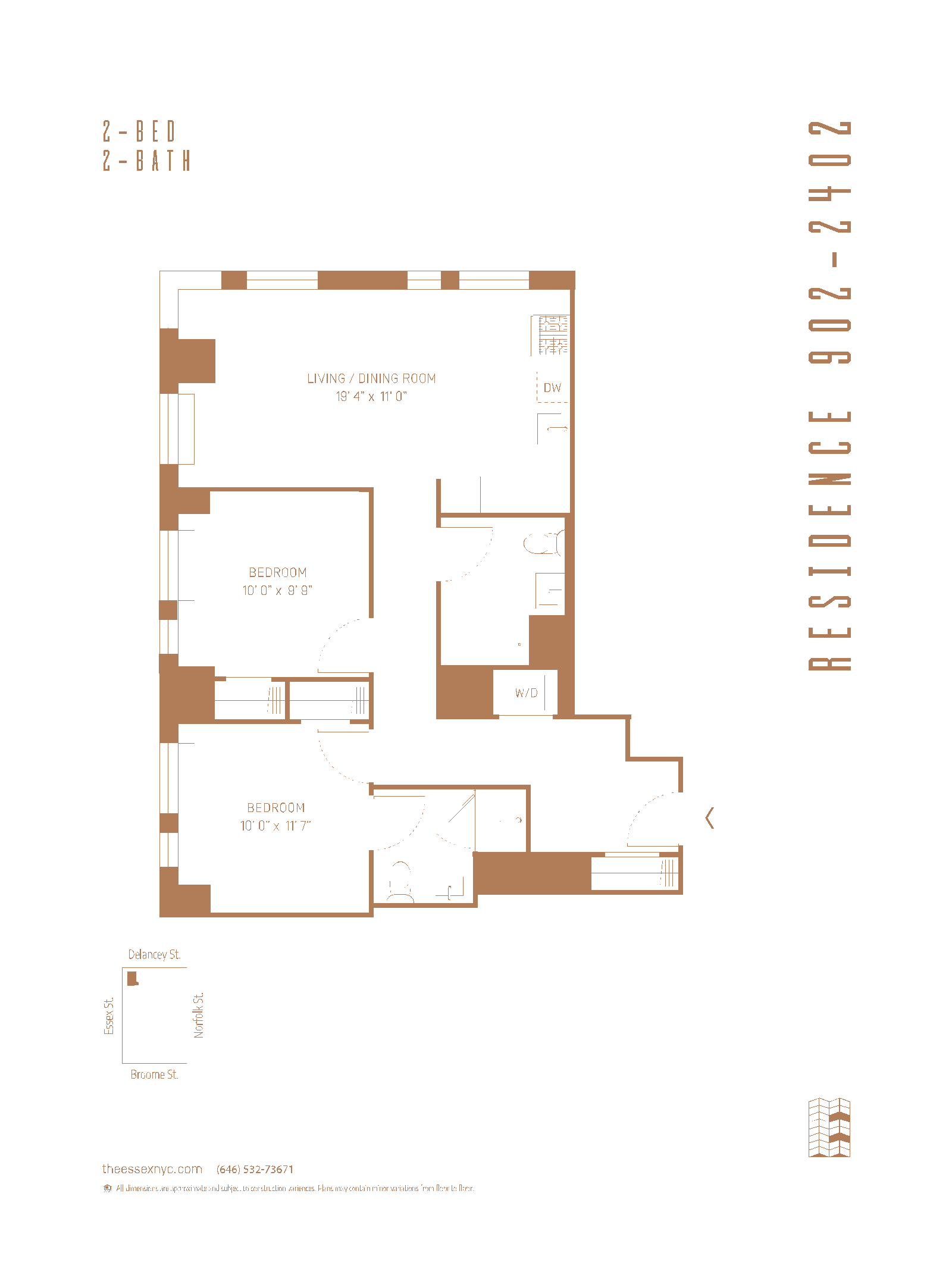 2B2 floor plan
