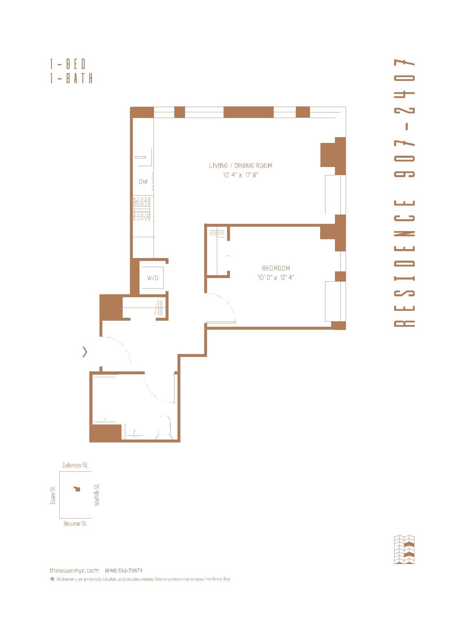 1B3 floor plan