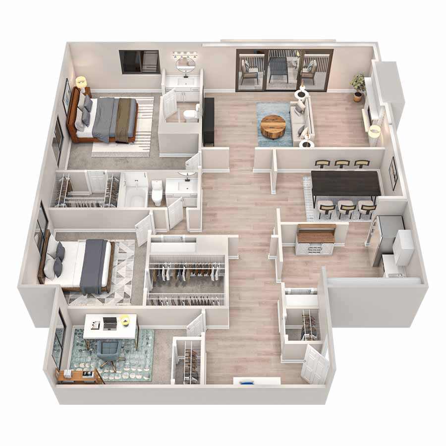 Maple floor plan