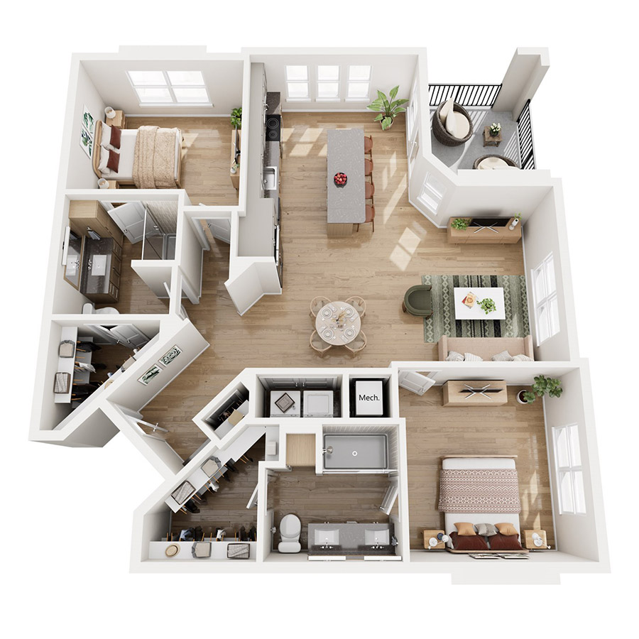 B2 floor plan