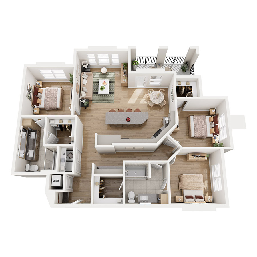 C1-80 floor plan