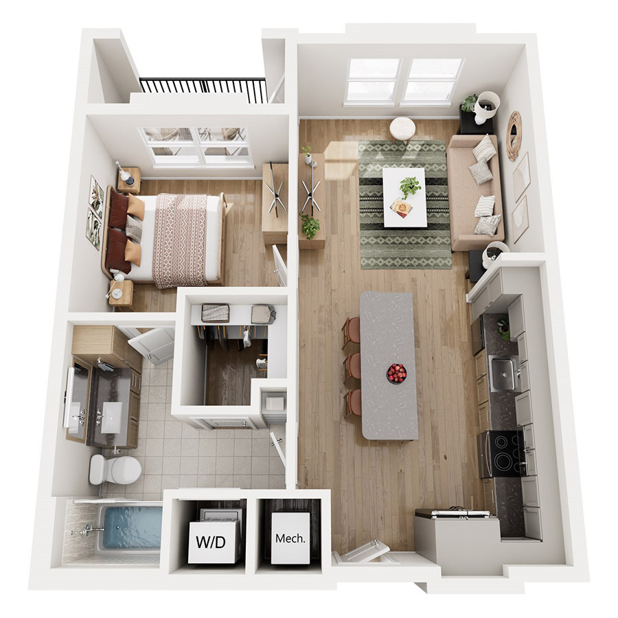 A1-60 floor plan