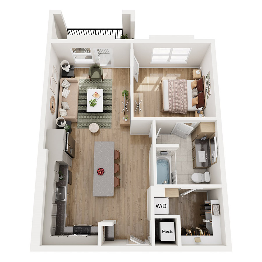 A2 floor plan