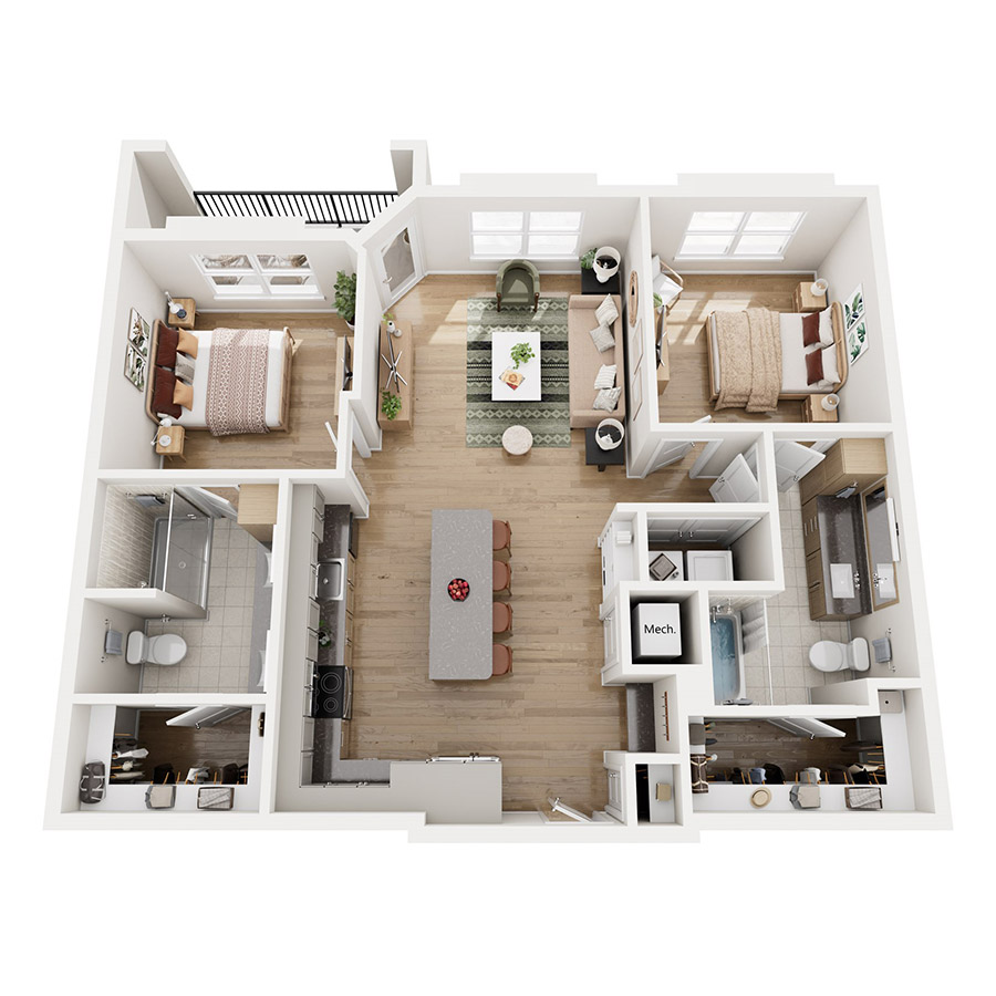 B1-80 floor plan