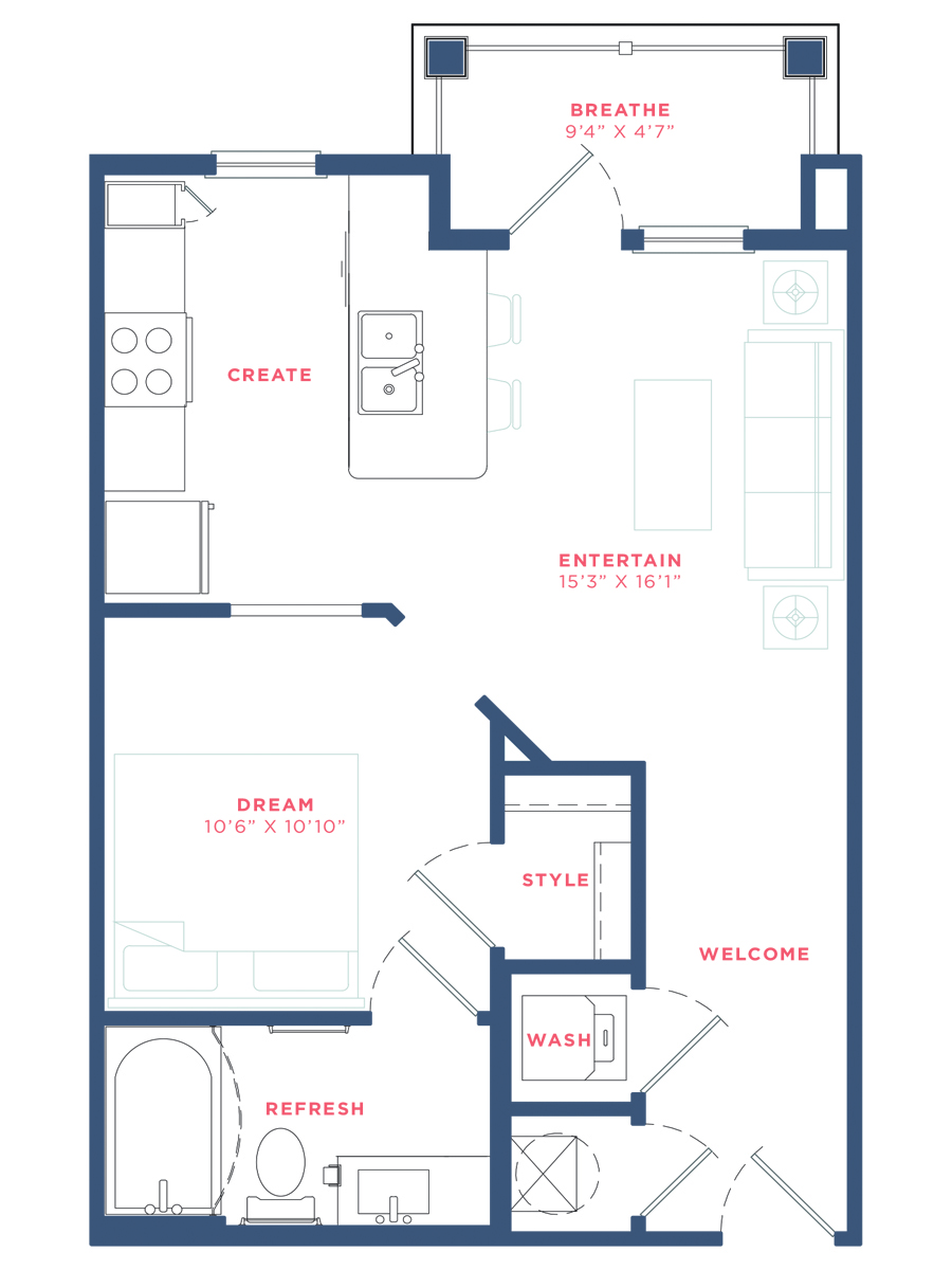 A1 floor plan