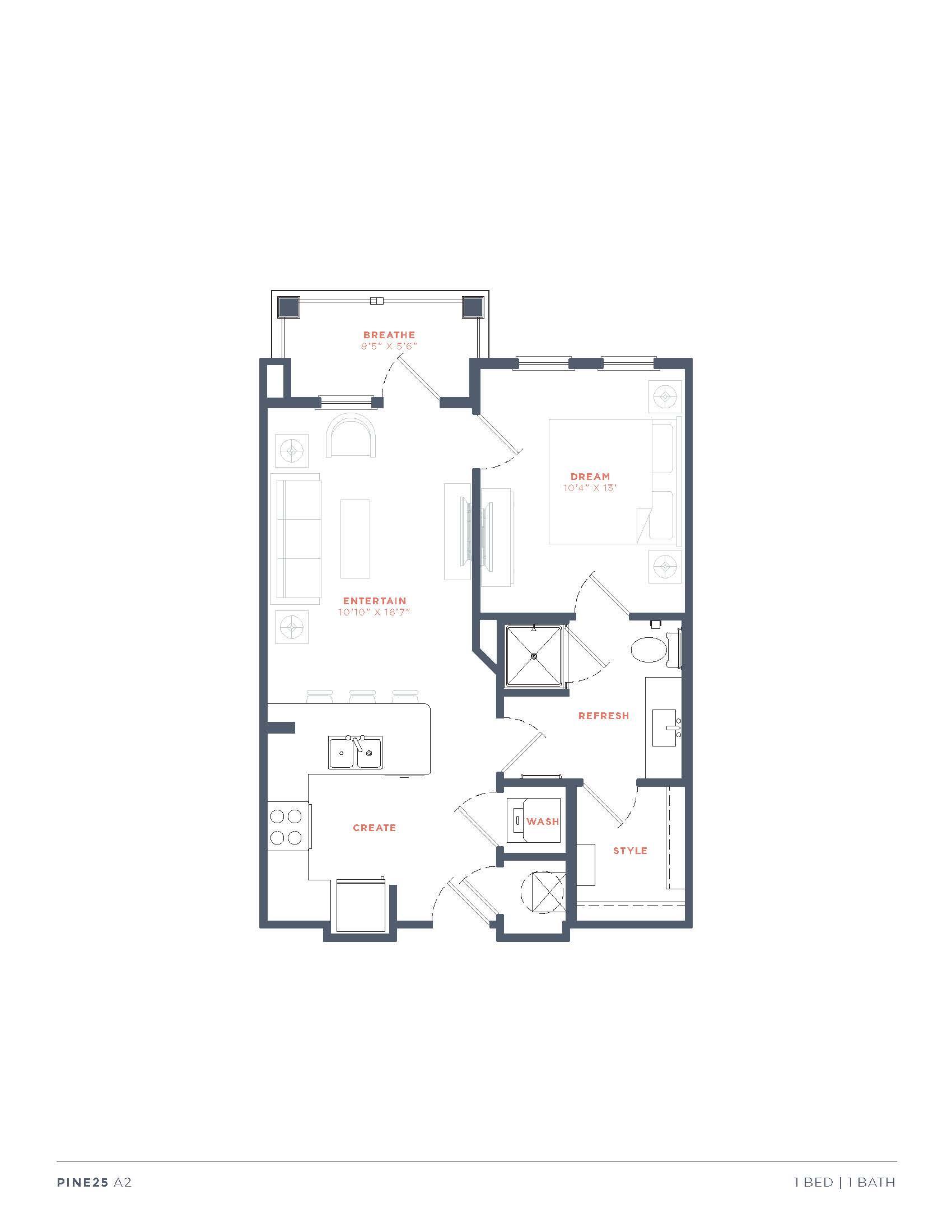 A6 floor plan