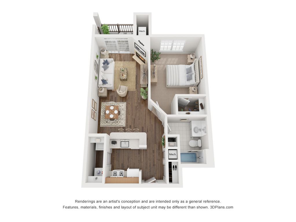 A2 floor plan