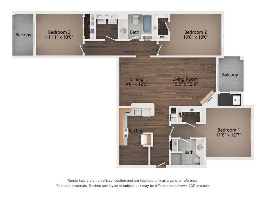 C1 floor plan