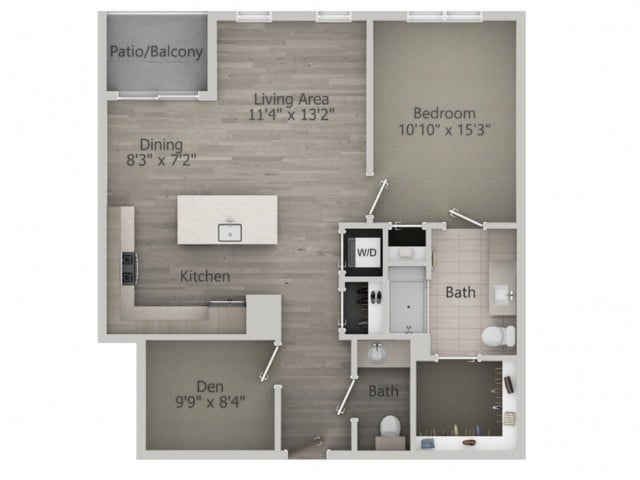 Centerville (1br+d_c) floor plan