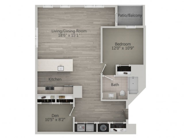 Hyannisport (1br+d_f) floor plan