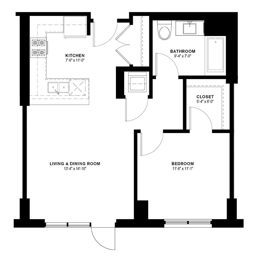 Unit 325 floor plan