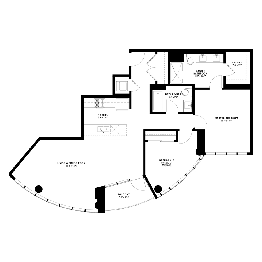 Unit 301 floor plan