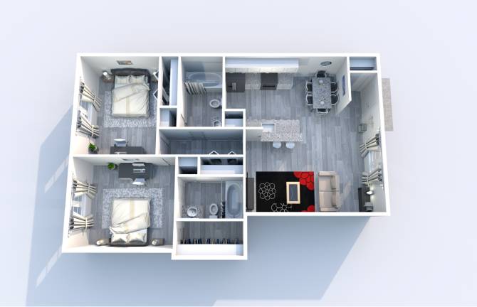 B1R floor plan