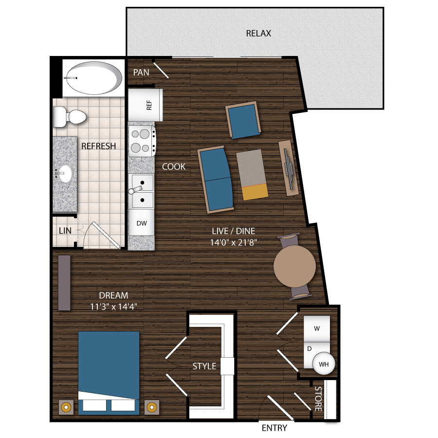 A6.1 floor plan