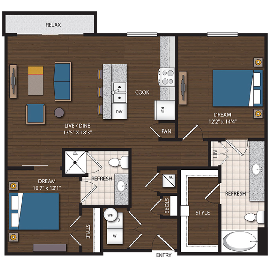 B2.1 floor plan