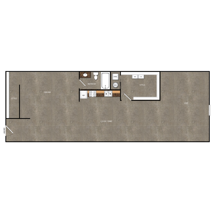 A105 floor plan