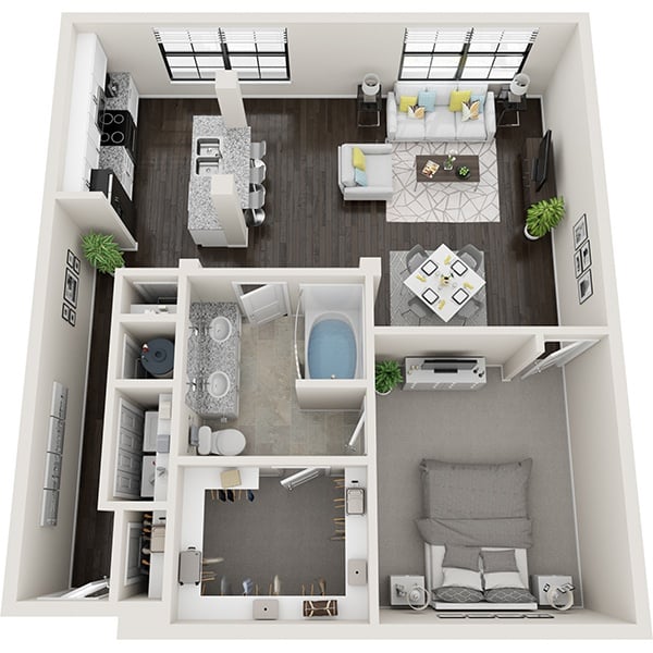 1 Bedroom Apartment – 60 Perimeter Center Pl #248, Atlanta, GA