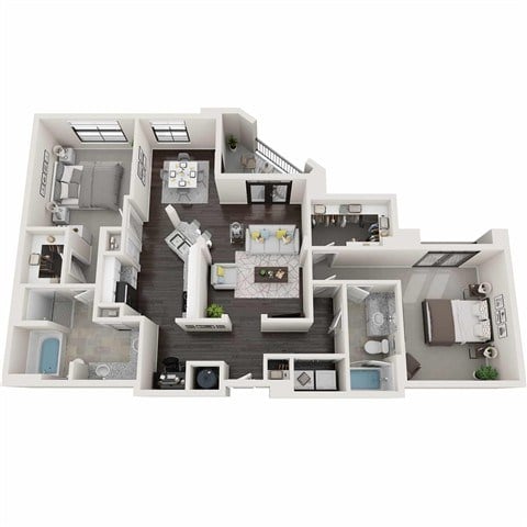 2 Bedroom Apartment – 60 Perimeter Center Pl #533, Atlanta, GA