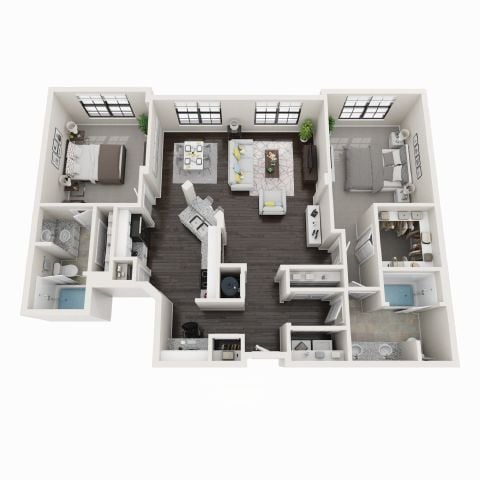 2 Bedroom Apartment – 60 Perimeter Center Pl #647, Atlanta, GA
