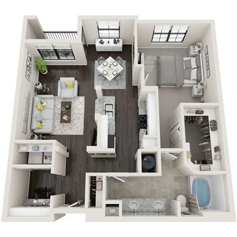 1 Bedroom Apartment – 60 Perimeter Center Pl #205, Atlanta, GA