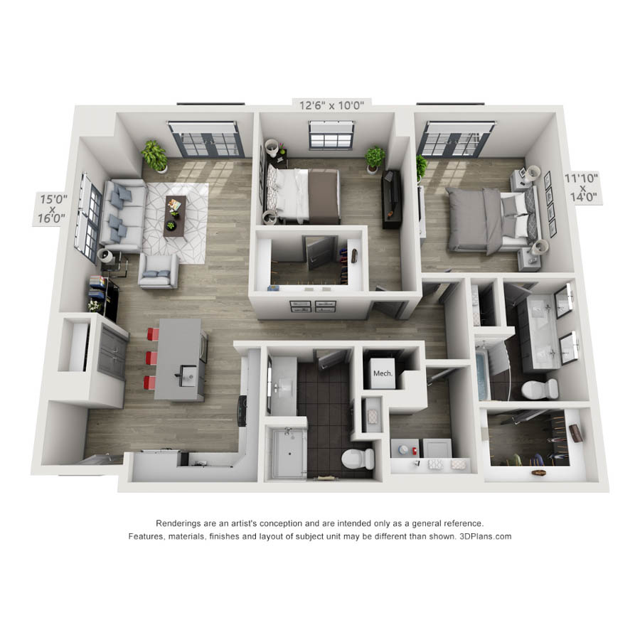 2O floor plan