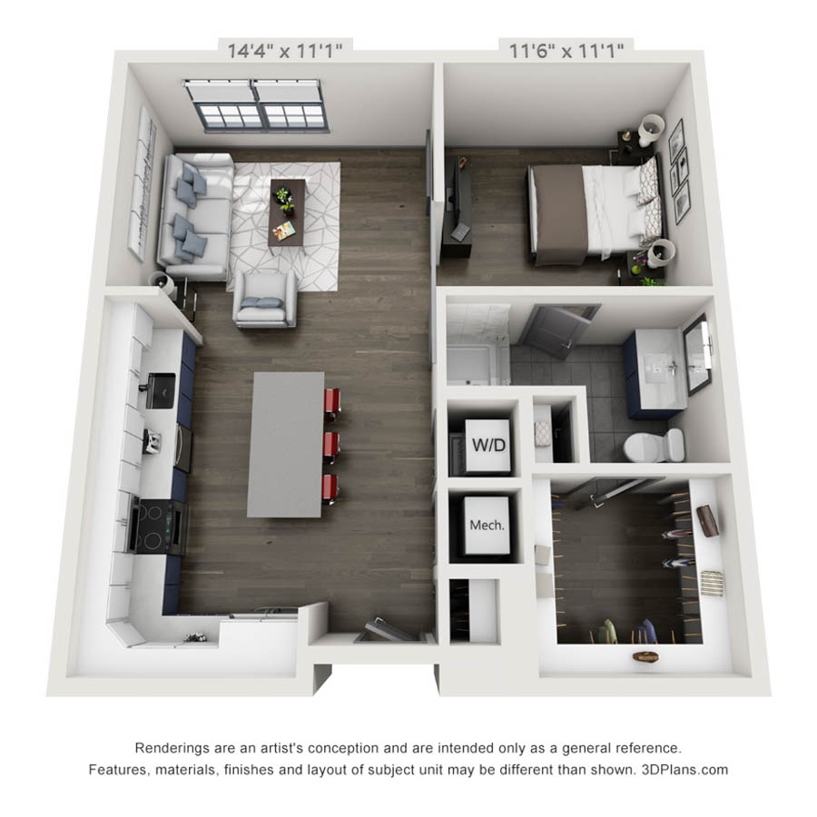 SF floor plan