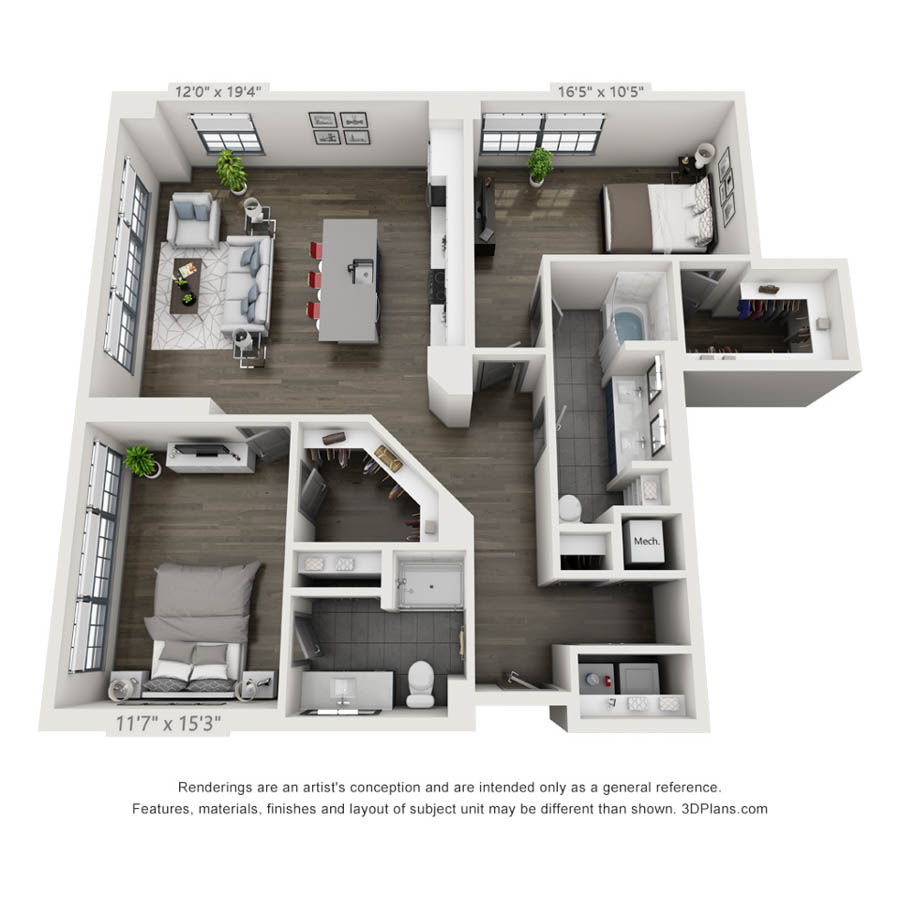 2H floor plan
