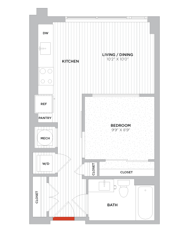 Studio-S01a West floor plan