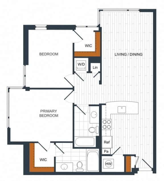 2P floor plan