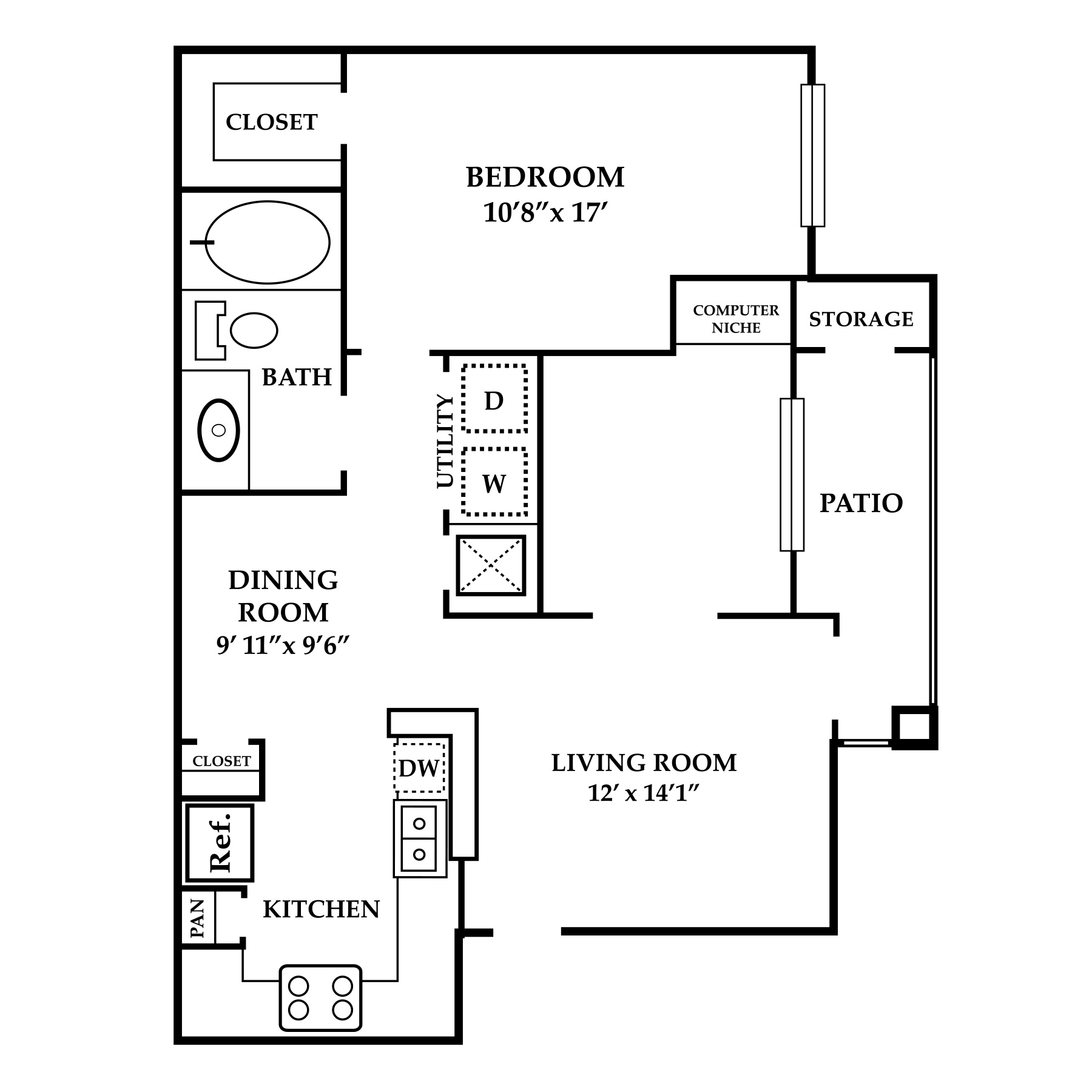 F1 floor plan