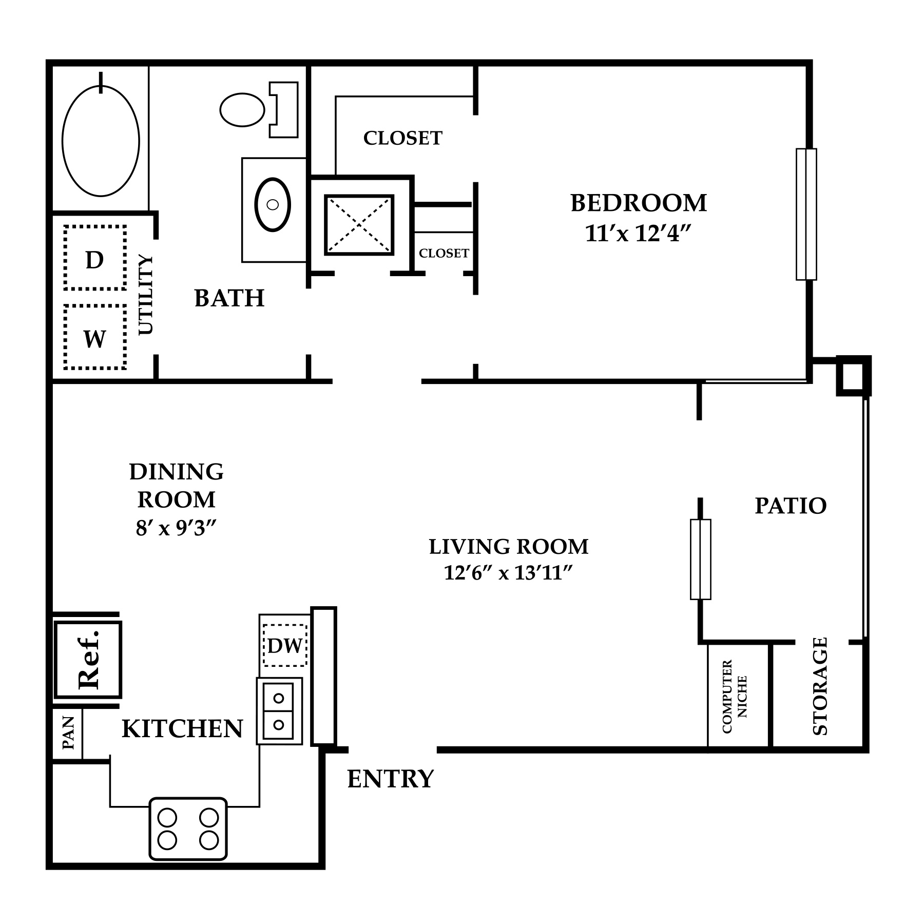 E2 floor plan