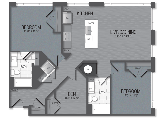 M.2D3/den floor plan