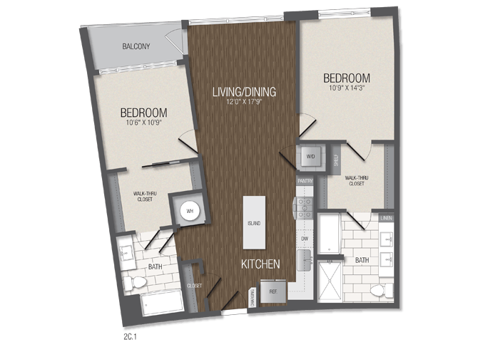 T.2C1 floor plan