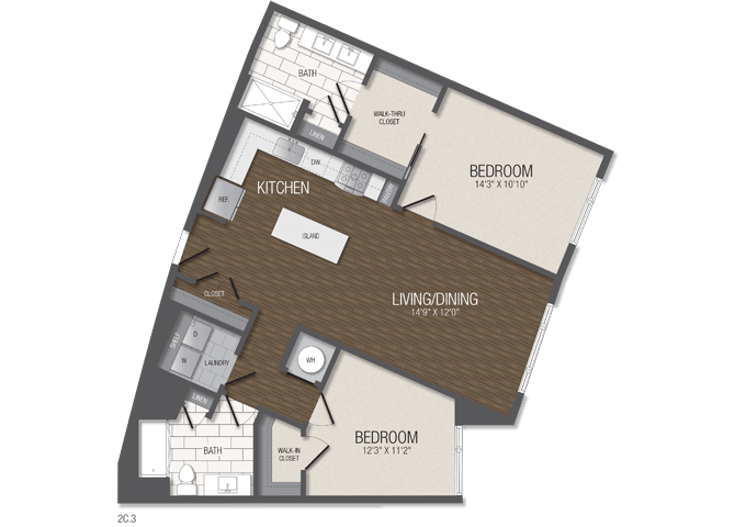 T.2C3 floor plan