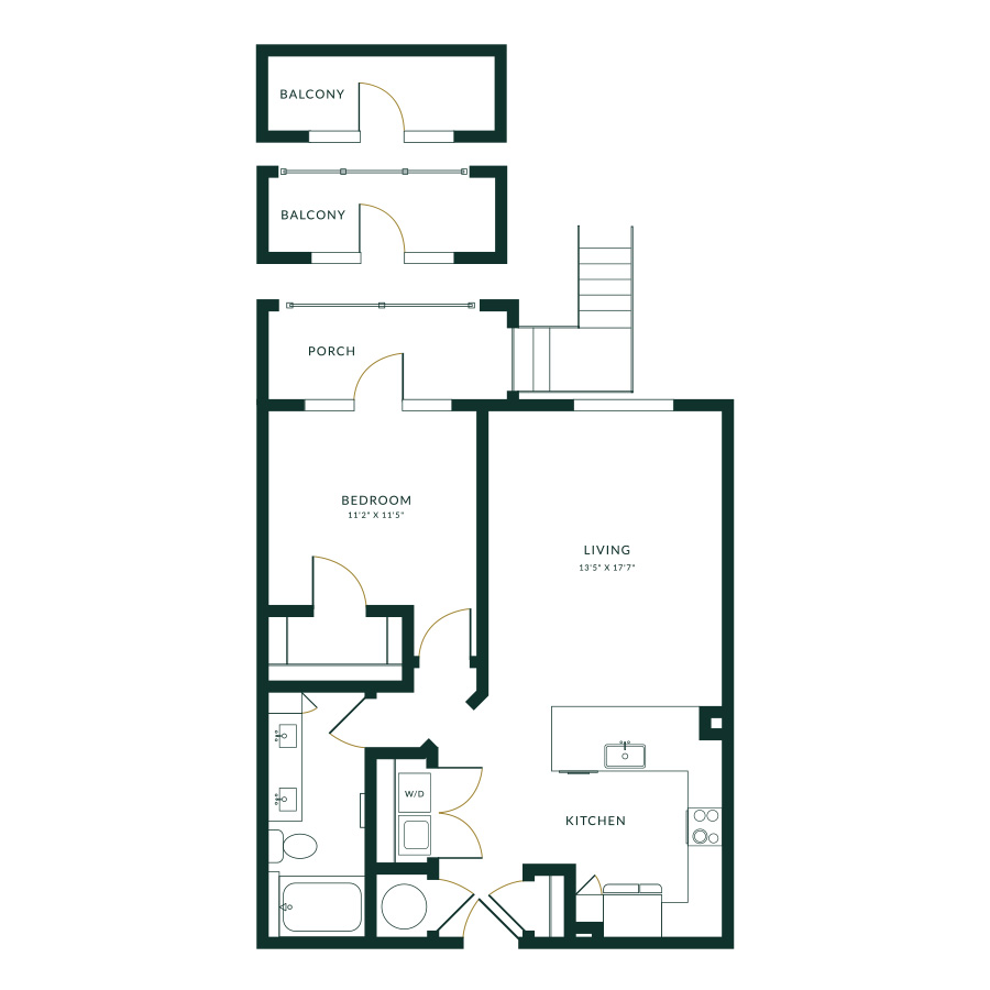 A1M floor plan