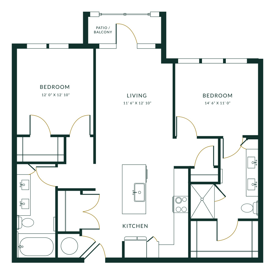 B2I floor plan
