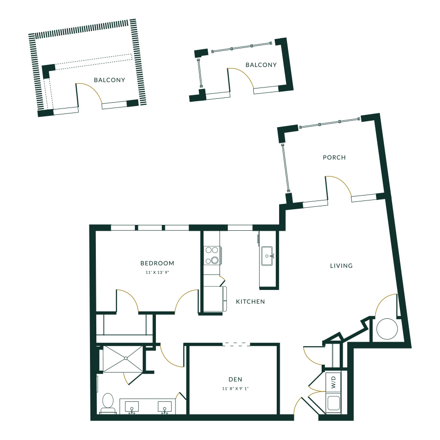 A1U floor plan