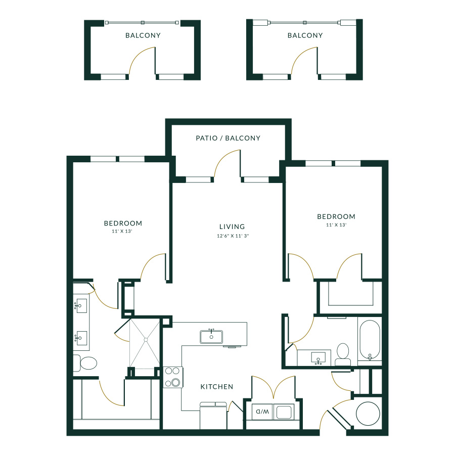 B2F floor plan