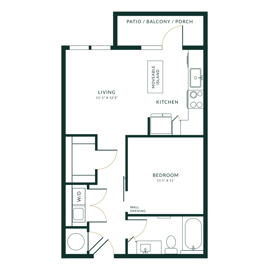 S1E floor plan
