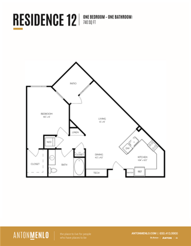 Residence 12 floor plan