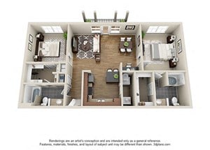 B1R floor plan