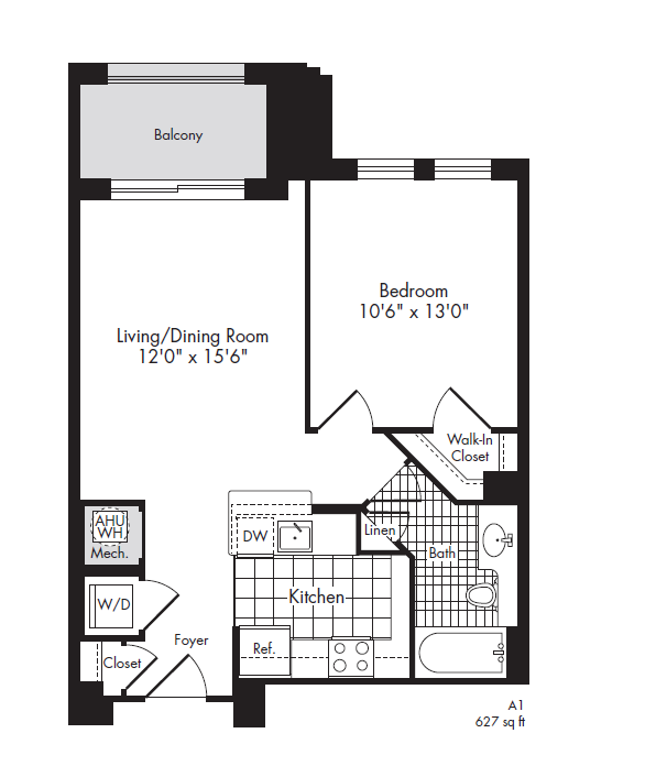 A1 floor plan